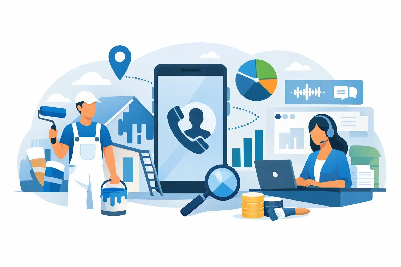 How to Set Up Call Tracking for Painting Leads