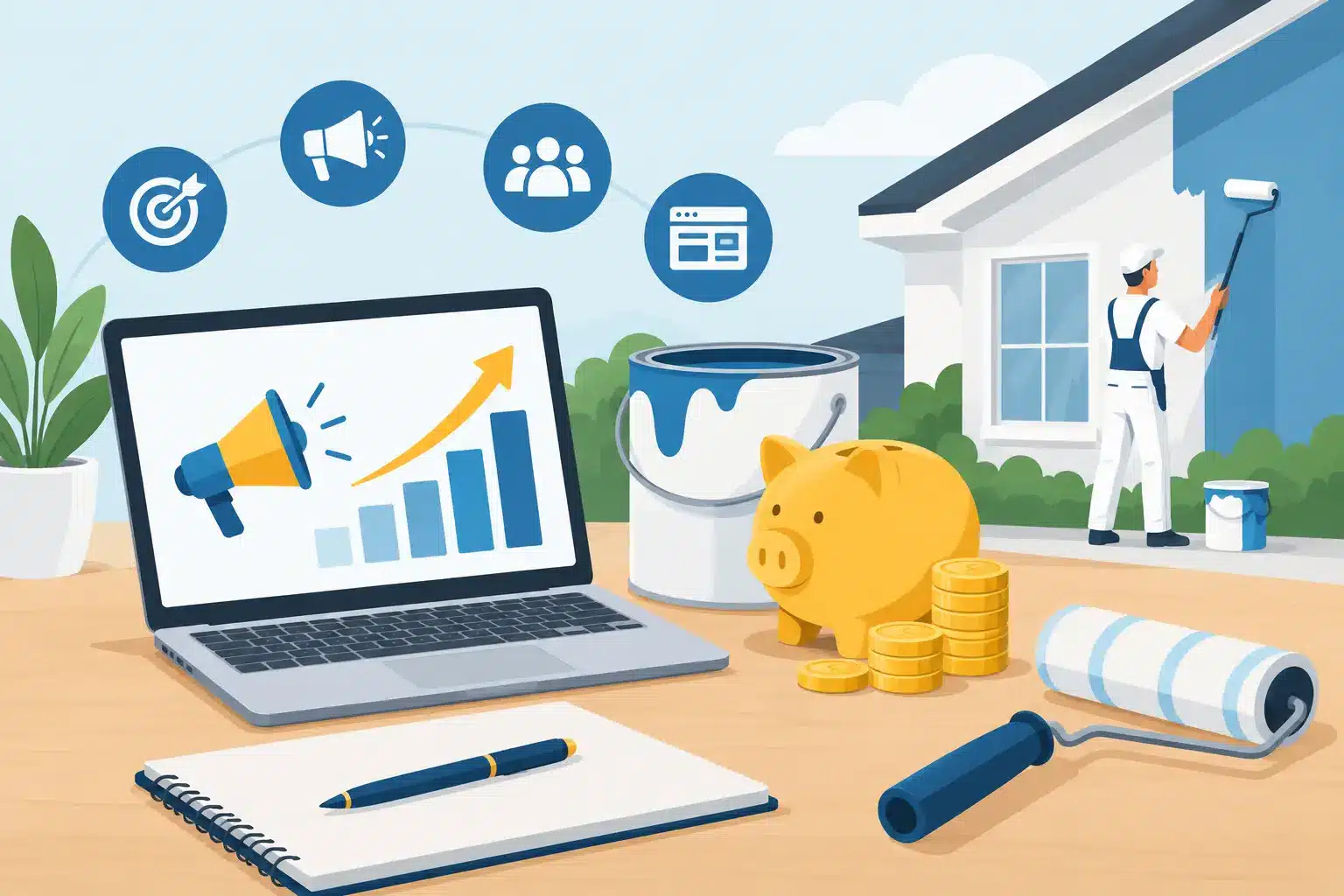Painting Contractor Marketing Budget: What to Spend